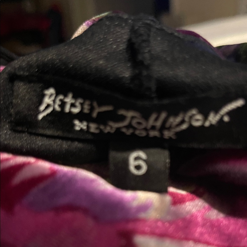 Betsey Johnson Fuchsia and Lavender Dress